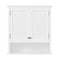 Alaterre Furniture Coventry Over Toilet Open Shelving Unit with Side Shelves, Wall Mounted Cabinet with Open Shelf ANCT745WH - alternate 10